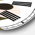 thumbnail image 3 of Designart Horloge Murale Surdimensionnée Mi-Siècle 'genou Plié', 3 of 5