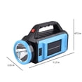 thumbnail image 4 of Yhmxh Camping Essentials Travel Essentials Camping Gear Solar Rechargeable Handheld Spotlight Flashlight, Super Bright Flashlight For Emergencies, Searchlight Spotlight, Flashlight Camping Lantern, 4 of 9