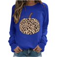 thumbnail image 2 of 2023 Chandail à Capuchon Surdimensionné pour Femmes Mode Décontractée Manches Longues Col Rond Imprimé Chandail pour Dames Hauts Blouse Costumes d'Halloween/Noël Rabais de 50 % Liquidation, 2 of 4