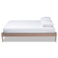 thumbnail image 2 of Baxton Studio Colette Mid-Century Wood Platform Full Bed in Oak, 2 of 9