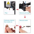 thumbnail image 2 of Ruiboury 3D Printer Nozzle Brass Extrude Head Mini Portable Brass Nozzle Firm Printer Thread, 1.0mm/3mm, 2 of 9