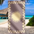 thumbnail image 4 of Qocolhg Serviette de Plage Surdimensionnée - Résistante au Sable, Séchage Rapide, Compacte, Douce et Absorbante - 100 % Microfibre - pour Piscine, Yoga, Voyage, Aventures en Plein Air et Cadeaux, 4 of 8