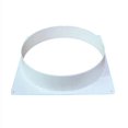 thumbnail image 1 of Air Vent Duct Connector Flange Straight Ventilation Pipe Plastic Ducting Tools, 1 of 8