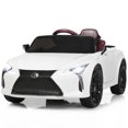 thumbnail image 4 of Gymax 12V Licensed Lexus LC500 Kids Ride On Car w/ MP3 Remote Control White, 4 of 10