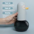 thumbnail image 4 of 400mL Duck Shaped Automatic Foam Soap Dispenser Touchless Foaming Soap Dispenser USB Rechargeable Desktop Infrared Soap Dispenser for Home Kitche Toilet Office Hotel, 4 of 8