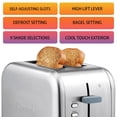 thumbnail image 3 of Kenmore 2-Slice Stainless Steel Toaster, Silver & Grey, Extra Wide Slots, Bagel & Defrost Functions, 3 of 8