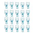 thumbnail image 2 of 20pcs Cute Paper Clamps, Hollow Design Elegant Style Reusable Clamps Metal Clips Binder Clips for Office Home Classroom, 2 of 7