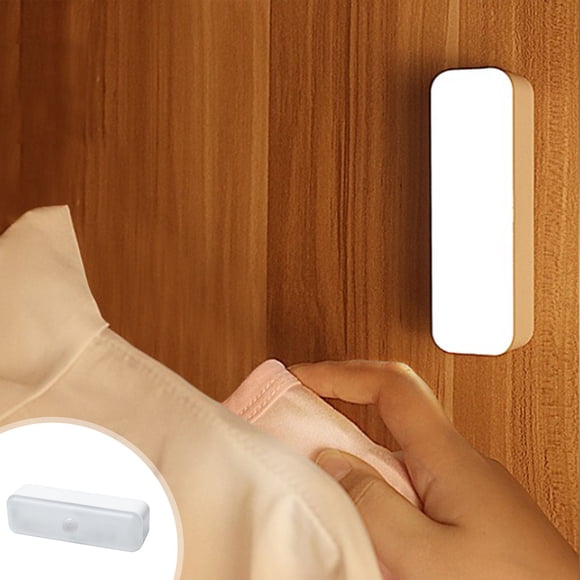 PRETXORVE Motion Sensor Wireless Wardrobe Light Wardrobe Light USB Rechargeable Cabinet Light Under Cabinet Lighting Glutinous Kitchen Stairway Hallway