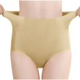 thumbnail image 1 of MeetoTime Seamless High Waisted Underwear Stretchy No Show Briefs Comfortable Full Coverage Panties, 1 of 4
