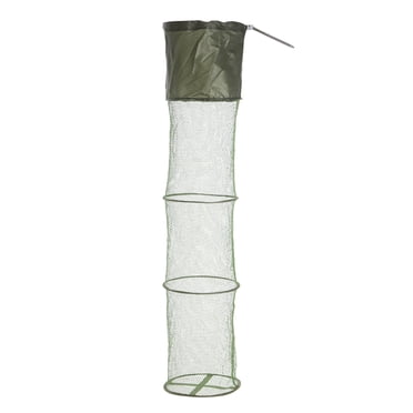 Yeacher Filet de Pêche Portable Pliable en Maille Cage Piège à Poisson Panier de Pêche pour Garder Poissons/éperlans/viviers/crabe/crevettes/homards