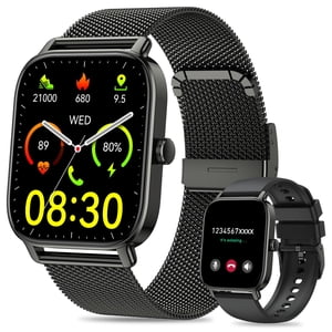 Smart Watch for Men Women Fitness: Waterproof Make Answer Call Running Smartwatch for Android Phone iPhone Samsung Compatible Dig