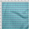 thumbnail image 3 of oneOone Cotton Cambric Fabric Chevron Ikat Fabric Prints By Yard 56 Inch Wide, 3 of 4