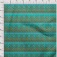 thumbnail image 3 of oneOone Organic Cotton Poplin Twill Fabric Leaves & Floral Block Decor Fabric Printed BTY 42 Inch Wide, 3 of 4