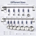 thumbnail image 4 of U-Taste 18/8 Stainless Steel Measuring Cups and Spoons Set: 12 Pieces Metal Stacking Kitchen Baking Cooking Food Measure Set 7 Cups 5 Spoons with Strengthened Weld Joints (Midnight Blue), 4 of 10