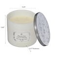 thumbnail image 2 of Christmas 14Oz 3 Wick Jar Candle Peppermint Bark, 2 of 4