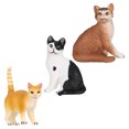 thumbnail image 4 of 3Pcs Kitten Models Realistic Animal Cat Figure Models Realistic Animal Toy, 4 of 6