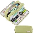 thumbnail image 1 of Trousse à Crayons Grande Capacité, Pochette à 3 Compartiments, Sac à Stylos pour l'École, Adolescente, Garçon, Homme, 1 of 8