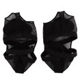 thumbnail image 1 of 1 Pair Dance Toe Pad Wear Resistant Foot Protection Dance Socks Foot Thongs(Black S), 1 of 9