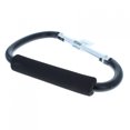 thumbnail image 4 of (6 Pack) Aluminum Multi-Color Carabiner Spring Clip Keychain Black Jumbo, 4 of 4