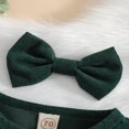 thumbnail image 4 of MesaSe Automne Bébé Filles Princesse Robe 2pcs Volant à Manches Longues Bouton Velours Côtelé une Ligne Robe Bandeau Vin Rouge 2-3 Ans, 4 of 9