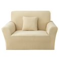 thumbnail image 1 of 2024 Jacquard Stretch Sofa Slipcover Textured Non Slip Couch Cover  Loveseat  Dark Gray, 1 of 6