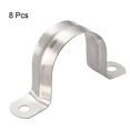 thumbnail image 3 of Unique Bargains 40mm Rigid Pipe Strap, 304 Stainless Steel, 2 Holes Clamps, 8 Pcs, 3 of 3