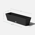 thumbnail image 3 of Veradek Pure Series Window Box 36" Plastic Planter, 3 of 7