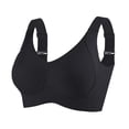 thumbnail image 3 of 3 Pack Women Plus Size Push-Up Bras No Underwire T-Shirt Bralettes Ribbed Full Coverage Sports Everyday Bras Multicolor, 38/85BCD, 3 of 7