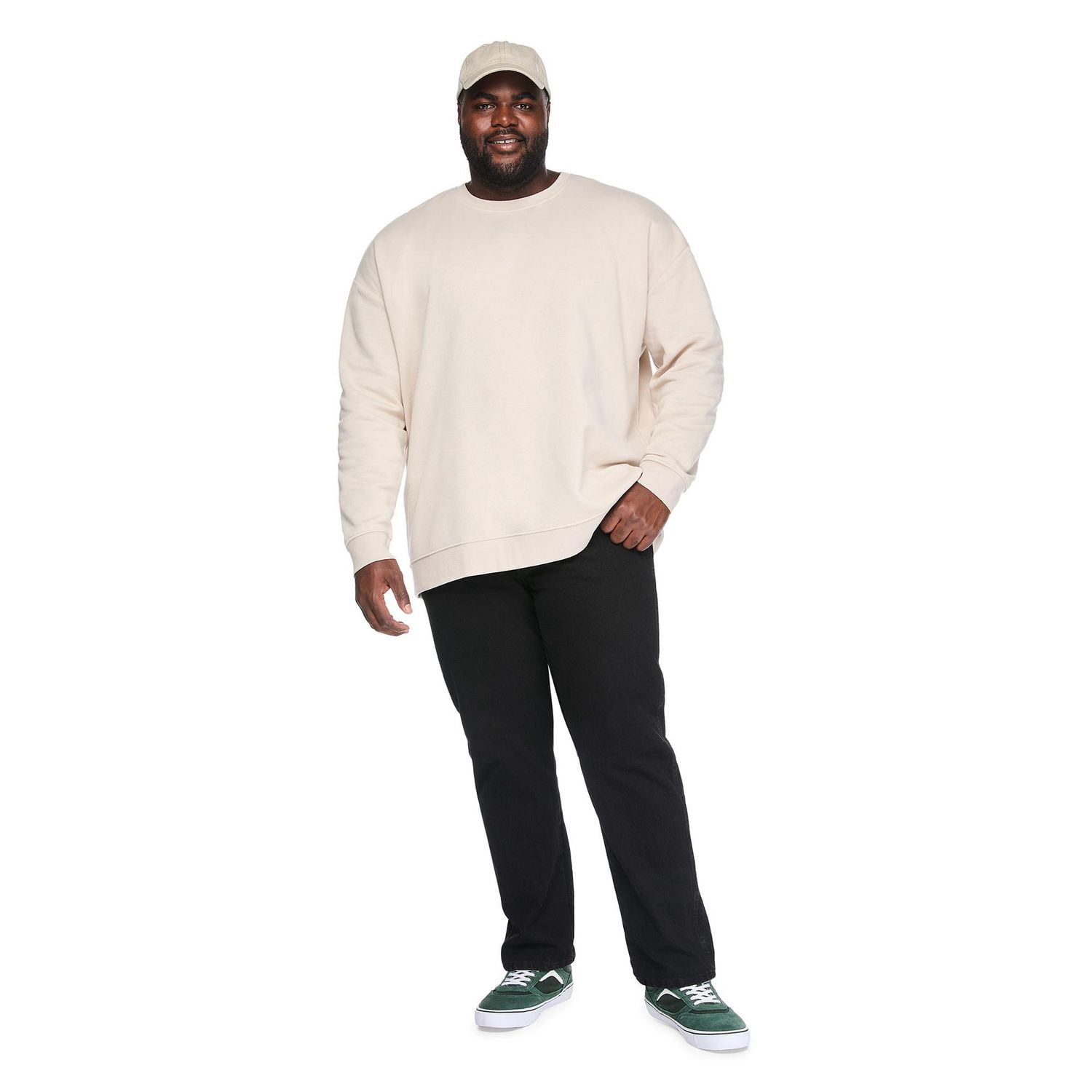 Coton ouaté à encolure ras du cou George Plus pour hommes