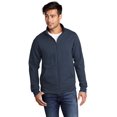 thumbnail image 1 of Port & Company Men's Core Fleece Cadet FullZip SweaT-Shirt PC78FZ, 1 of 1