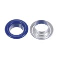 thumbnail image 4 of Unique Bargains 100PCS Grommets Eyelets 3/10 Inch (8mm) ID Hole Metal Self Backing Eyelet with Washers for Leather Dark Blue, 4 of 7