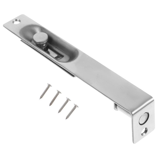 Miangastore Builders Flush Bolt Stainless Steel 1 Set 6.01X1.38X0.79Inch
