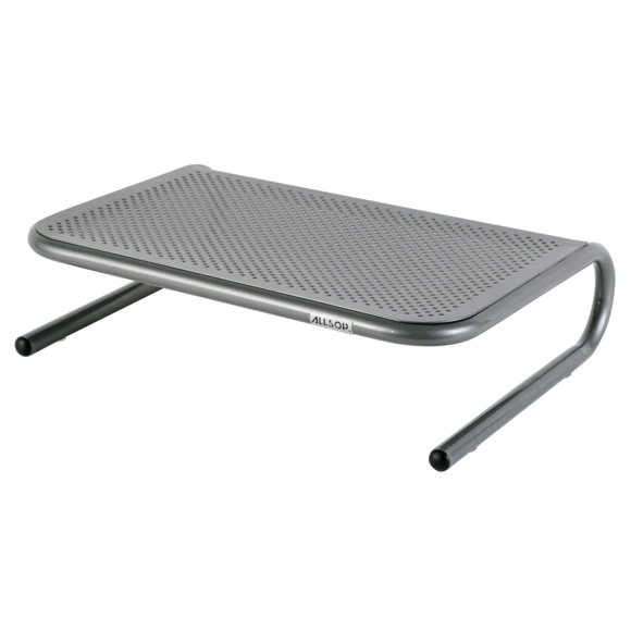 Support pour moniteur Metal Art Jr. par Allsop avec large plate-forme de 14 po – Argent