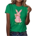thumbnail image 5 of Pisexur Hauts pour Femmes, Hauts de Printemps pour Femmes 2025, Hauts pour Dames, T-shirt Imprimé Décontracté et Tendance pour Femmes avec Col Rond et Manches Courtes Jaune, TG, 5 of 5