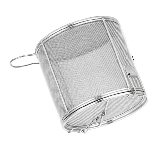 pitrice Tea Ball Infuser Herbs Coffee Spice Filter Separation Home Basket Silver 12x13cm