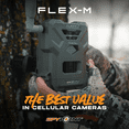 thumbnail image 2 of Spypoint FLEX-M Cellular Trail Camera – GPS-Enabled, Night Vision, IP65 Water-Resistant, 28MP Photos, 720p Video + Sound, 2 of 6