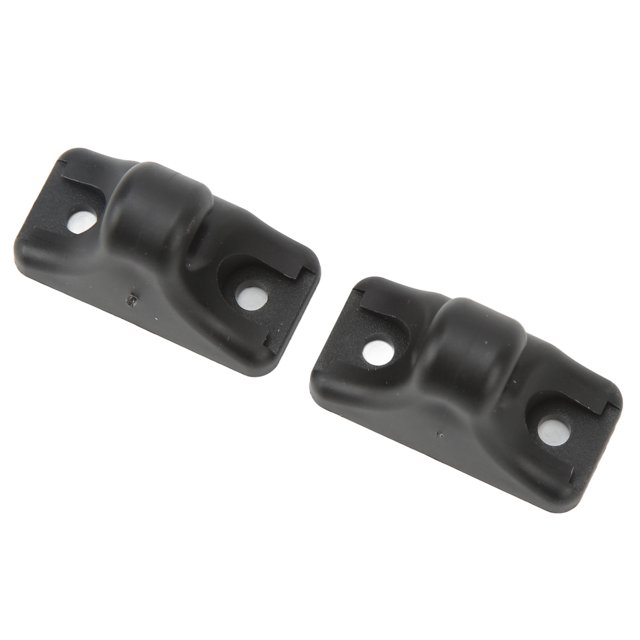 Car Sun Visor Bracket Clips, Black Machining Wear Resistant 2 PCS Sun Visor Mount Bracket Clip For Vehicle