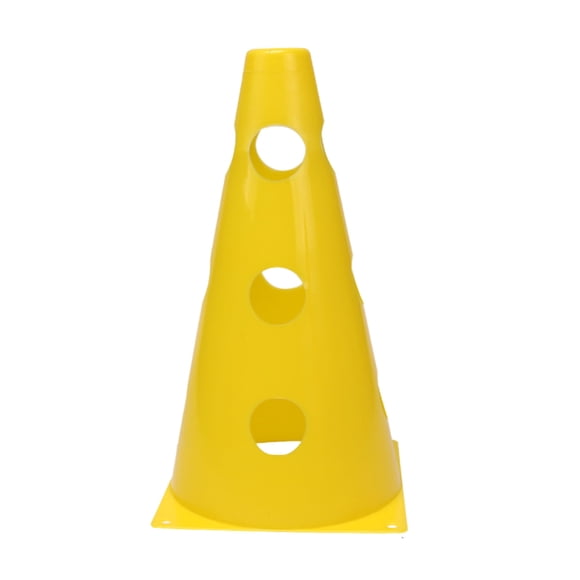 Seau de 23 cm Football Basketball Entraînement Crème Glacée Conique avec Trou Obstacle Multifonction 9 Pouces