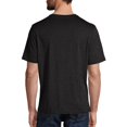 thumbnail image 4 of Hanes Cool DRI TAGLESS Men`s T-Shirt, S, Black Heather, 4 of 4