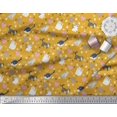 thumbnail image 3 of Soimoi Polyester Crepe Fabric Heart,Footprint & Cat Animal Printed Craft Fabric by The Yard 52 Inch Wide, 3 of 3