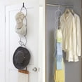 thumbnail image 3 of SIfdSeng Hat Rack Wig Rack on Door Baseball Cap Rack Wall Mounted Hanging Hat Wig Organizer for Closet Display Storage Rack for Tie Scarf Travel Organizer Kitchen Organizers, 3 of 4