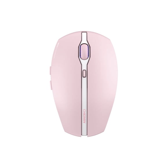Cherry GENTIX BT Wireless Bluetooth Mouse, Multi-Device Function for up to 3 Devices, Switchable Resolution (1K/2K DPI), 7 Buttons and Scroll Wheel, Battery Operated -(Cherry Blossom)