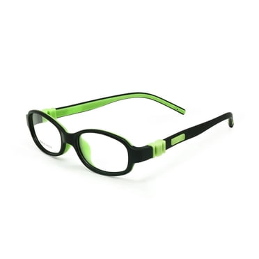 Monture de Lunettes Optiques pour Enfants, Monture de Lunettes pour Enfants Pliable TR90 Sécuritaire et Flexible Taille 46/16 pour 4-6 Ans