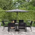 thumbnail image 2 of Mainstays Cobble Hill 7-Piece Steel Outdoor Dining Set, Black, 2 of 10