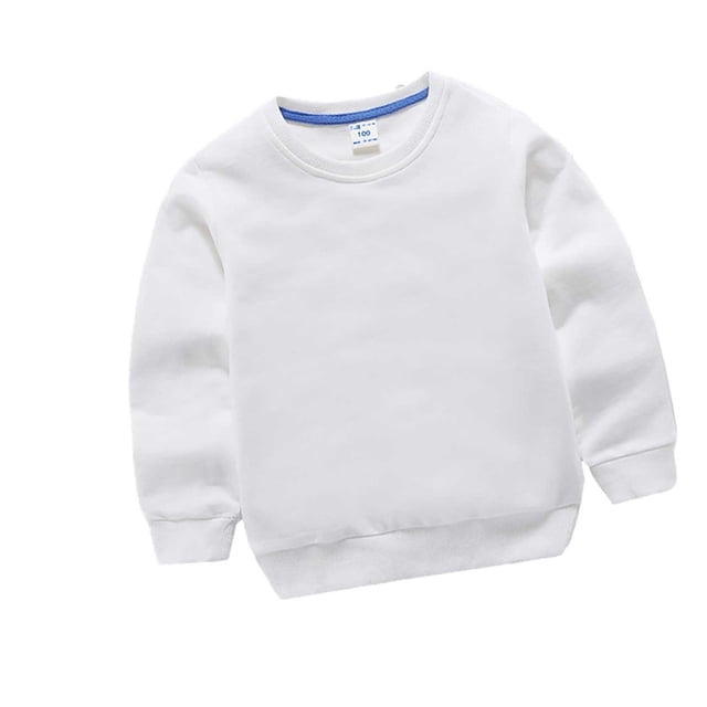 Chandails à Capuchon d'Hiver pour Enfants Garçons Filles Enfants Couleur Unie Chandail pour Enfants Chandail à Enfiler Manteau