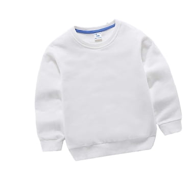 Winter Kids Hoodies Boys Girls Children Solid Color Childrens Sweater Pullover Outerwear