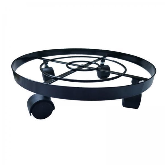 Shangren Support Rond de 32 cm pour Pots de Plantes avec 4 Roulettes Robustes (Lot de 2)