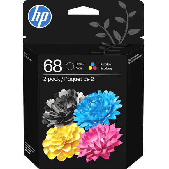 HP 68 Combo - 2-pack - black, color (cyan, magenta, yellow) - original - ink cartridge (6L6S2TN)