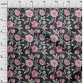 thumbnail image 3 of oneOone Polyester Spandex Blue Fabric Floral Sewing Craft Projects Fabric Prints By Yard 56 Inch Wide, 3 of 4