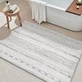 thumbnail image 4 of Boho Area Rug 2x3 Carpet-Rugs for Living Room Distressed Moroccan-Machine Washable Rugs for Kitchen Entryway Bedroom Dining Room Living Room Modern Neutral Rug White & Grey, 4 of 7